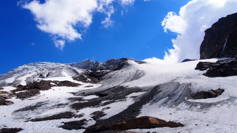 Wieder im Abstieg über den Ochsentaler Gletscher