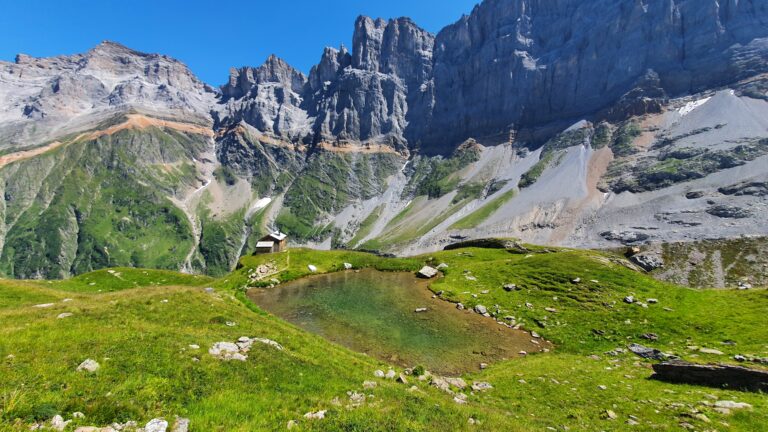 Der Badesee der Fridolinshütte