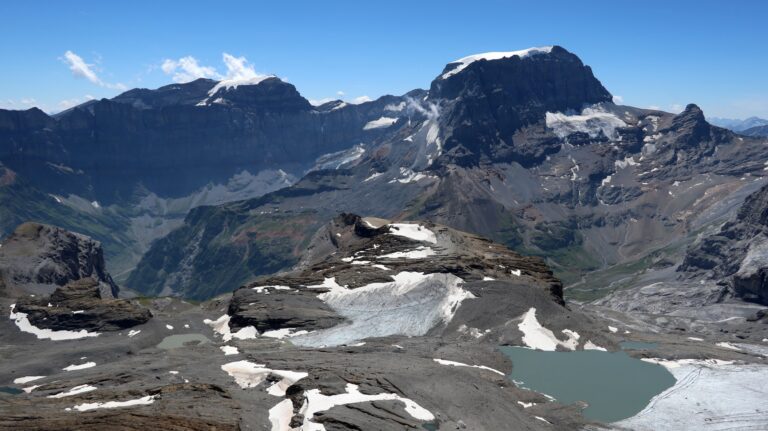 Blick vom Gemsfairenstock auf das morgige Gipfelziel