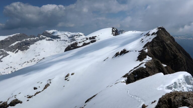 Blick vom Bächistock auf den Bächistockfirn