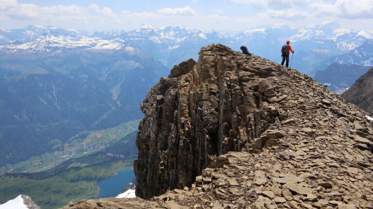 Blick von P. 2915 auf die Glarner Alpen