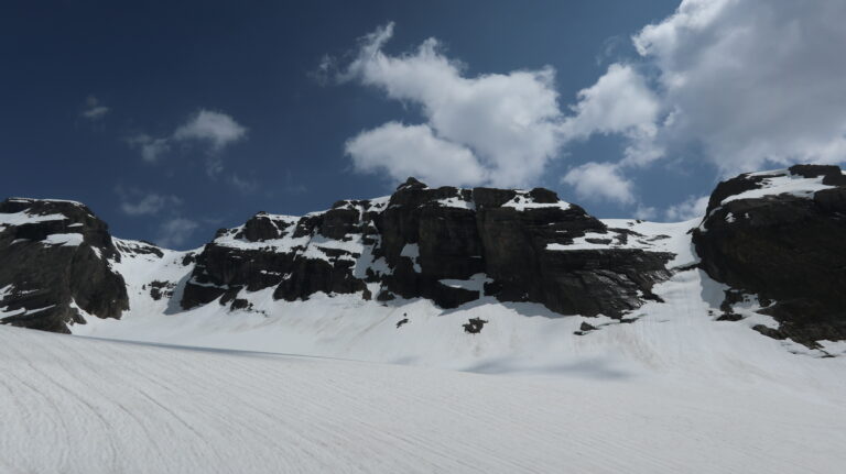 Hinteres Couloir links, Vorderes Couloir rechts