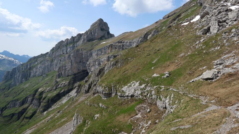 Rückweg zur Glärnischhütte über die "Altersätz"