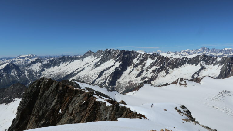 Gipfelblick zum Dammastock