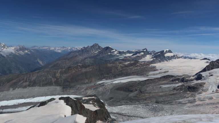 Ausblick zur Mischabelgruppe