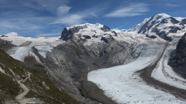 Abstieg von Rotenboden zum Gornergletscher