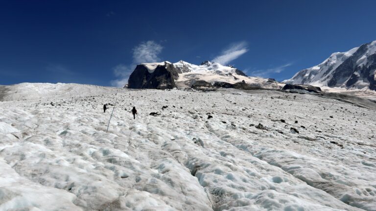 Neuer Hüttenweg über den Gornergletscher