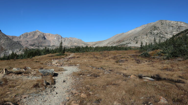 Hochebene unter dem Arapaho Pass