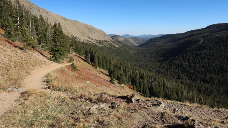 Abstieg zum Fourth of July Trailhead