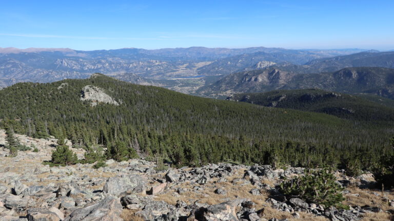 Blick Richtung Estes Park