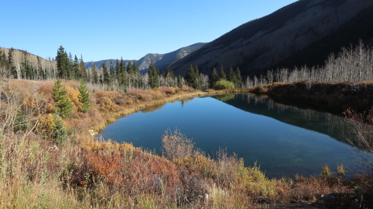 See an der Verzweigung Castle Creek/Cooper Creek