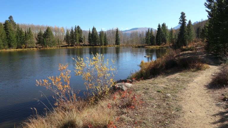 Wegvariante am Lily Lake