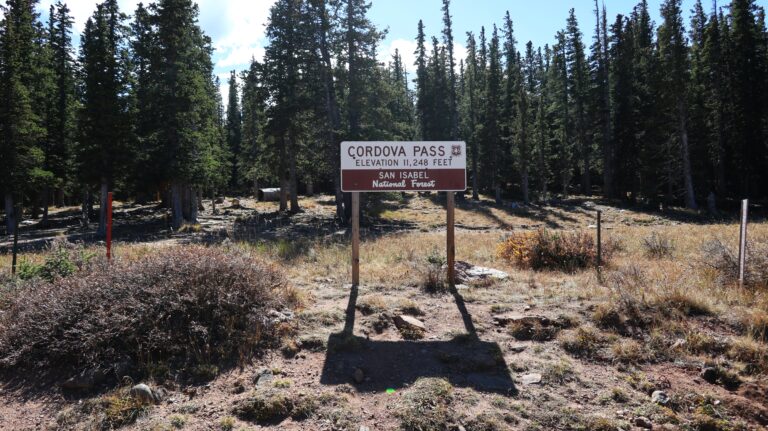 Cordova Pass, Startpunkt der Tour