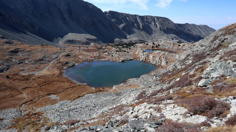 Blue Lakes von oben