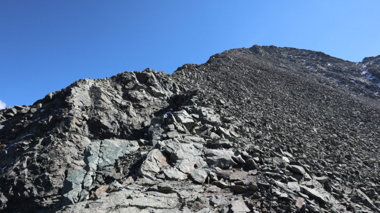 Am Blanca Peak Nordwestgrat angekommen