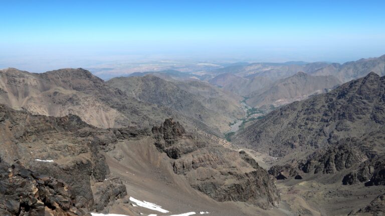 Blick vom Imouzzer zum Tal von Imlil