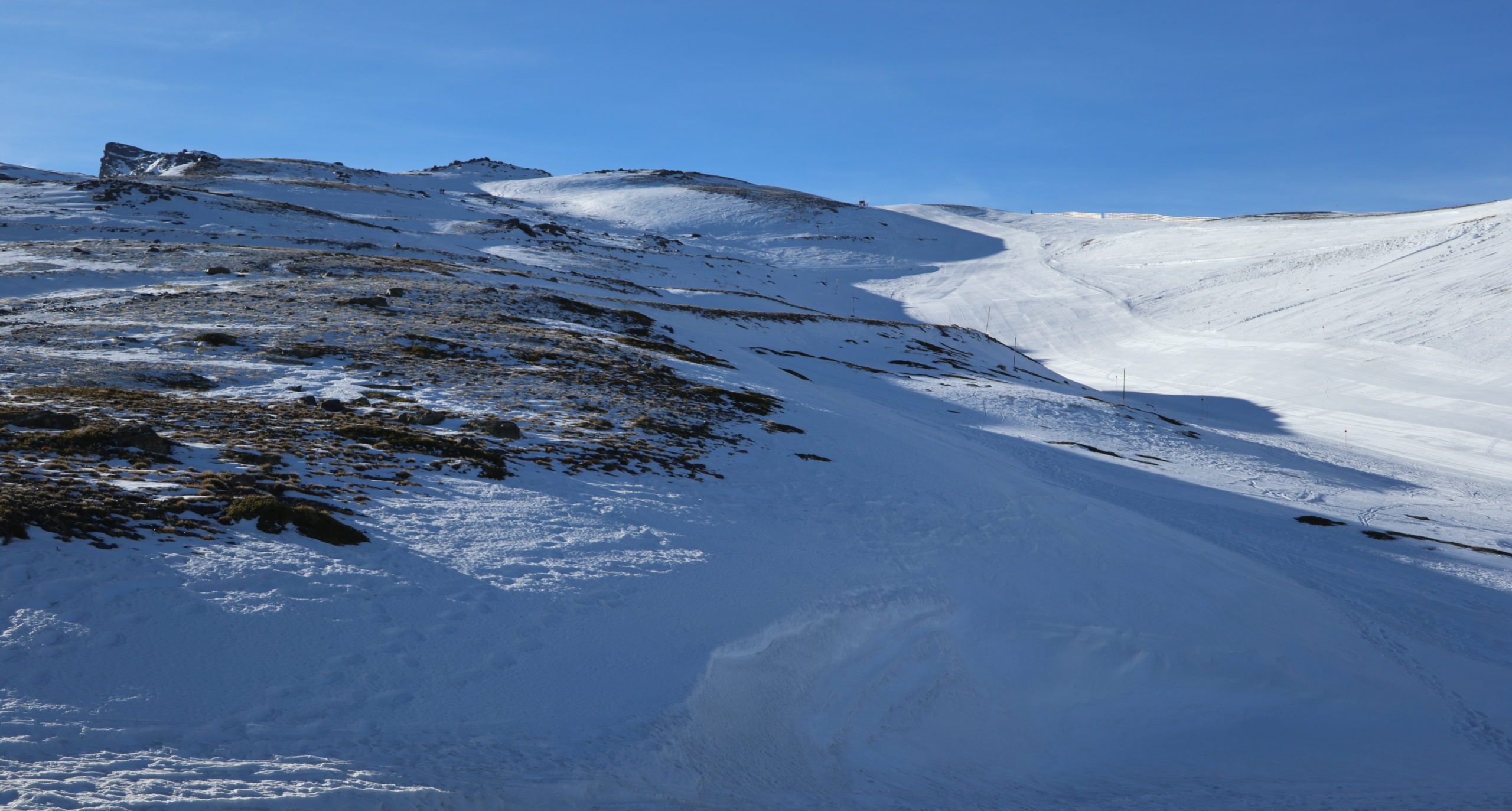 Abstieg zur Águila-Piste