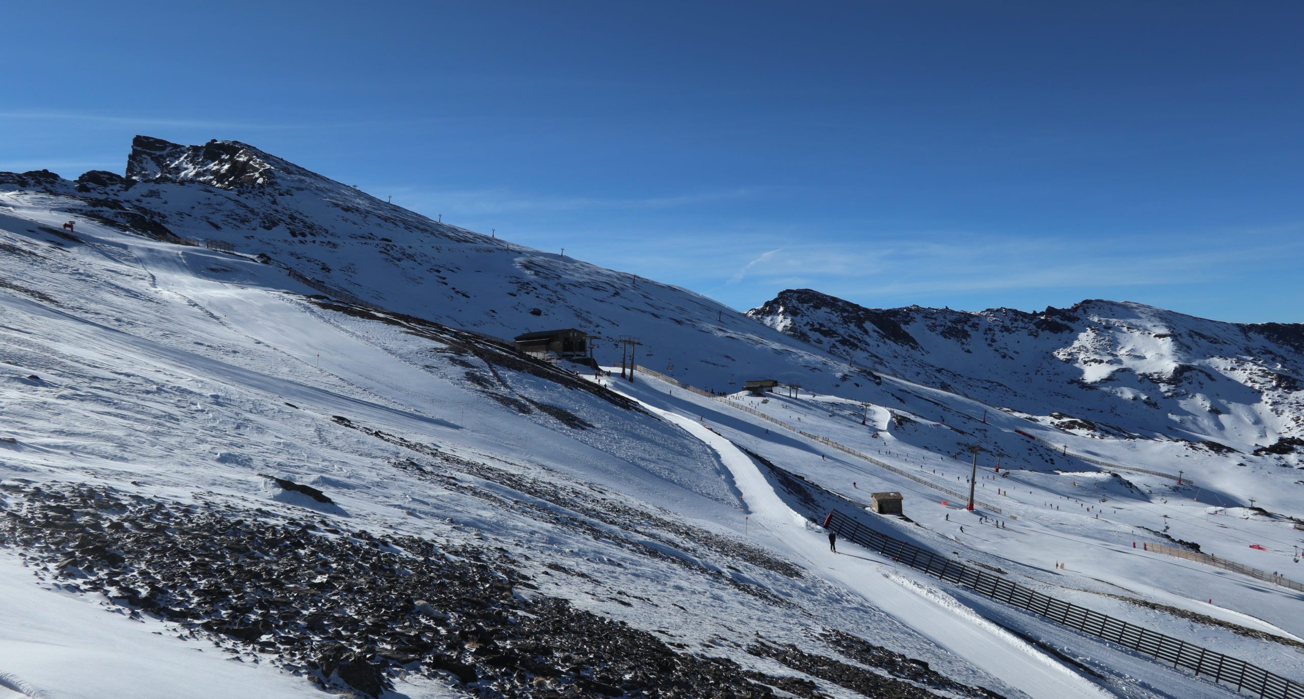 Piste neben dem Stadium-Lift